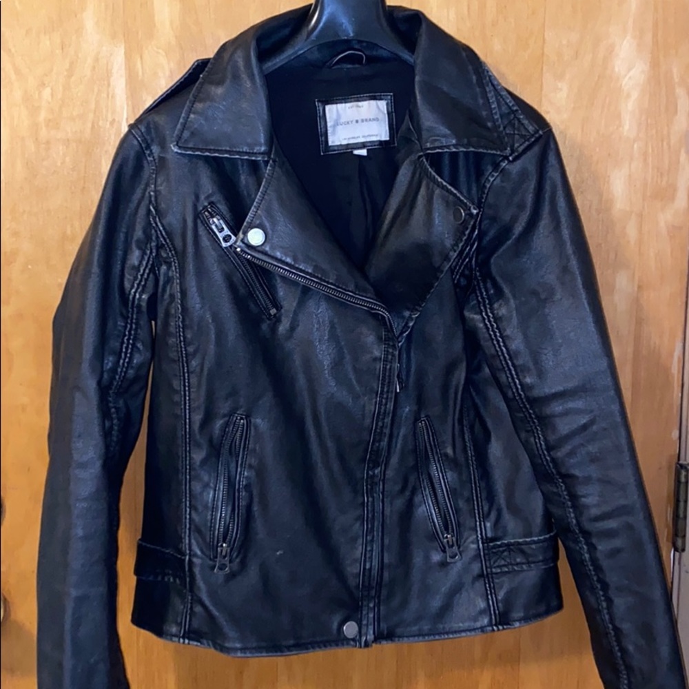Lucky Brand Faux Leather Jacket